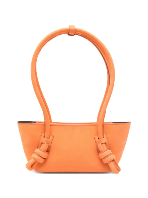Hereu mini Fleca knot-detail shoulder bag Orange FLMISHNOWBS26
