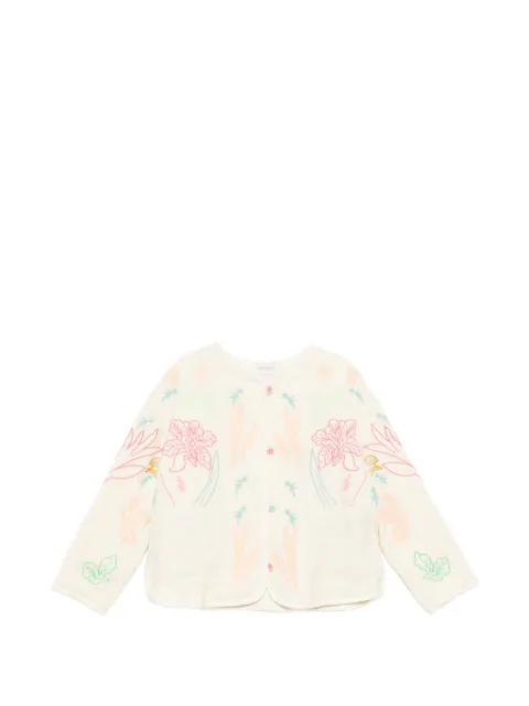 Forte Forte floral-embroidered jacket Neutrals 14520BISMYCOAT