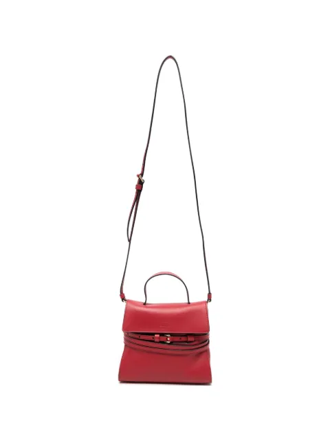 Moschino small Tie Me leather bag Red MC4163PP1OOA0500