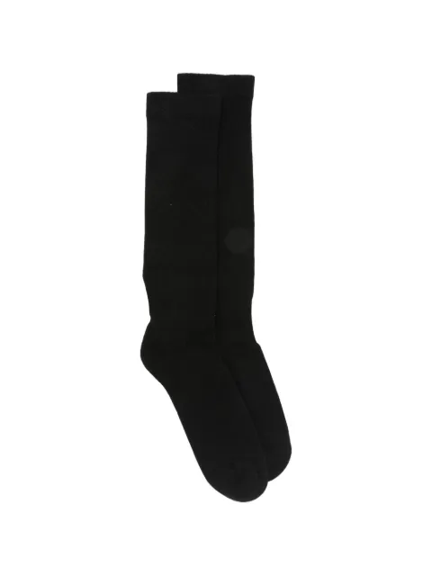 Rick Owens DRKSHDW pentagram-intarsia high socks Black DA01F4468SOCKC