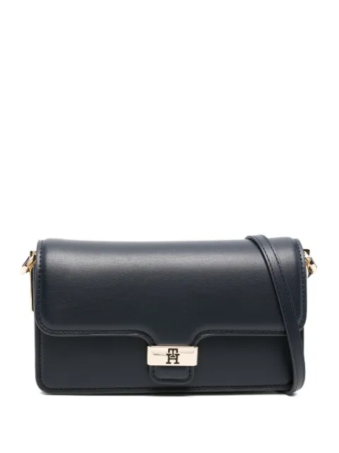 Tommy Hilfiger mini TH Heritage logo-plaque crossbody bag Blue AW0AW18028