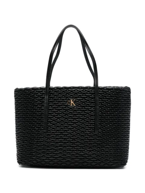 Calvin Klein pleated tote bag Black LV04F3292GUB1