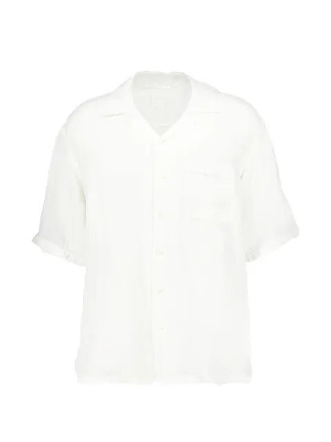 120% Lino linen shirt White 33ALIM19L30115000