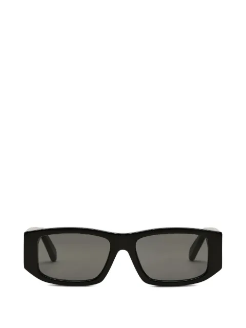 Reformation Anna rectangle-frame sunglasses Black 1318240BLK