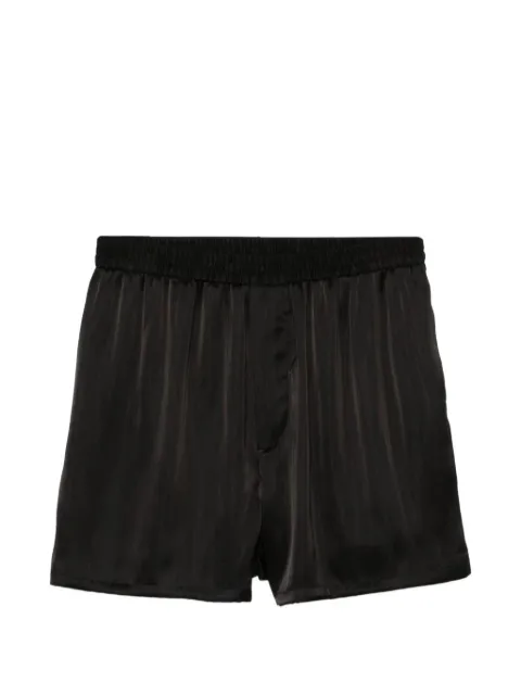 SAPIO elasticated-waist shorts Black SS25N42