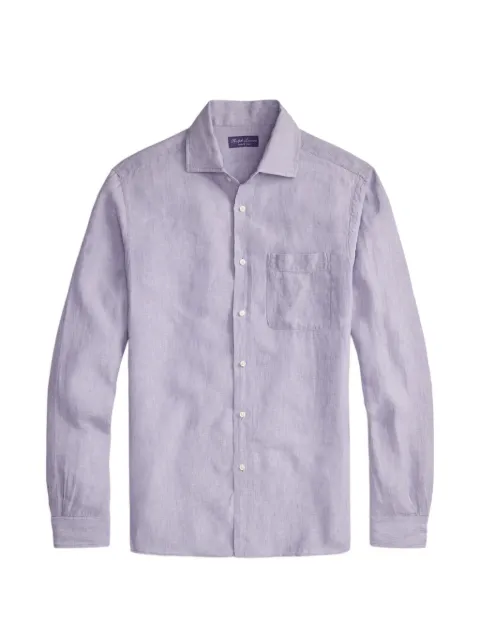 Ralph Lauren Purple Label chest-pocket shirt Purple 790P11081003