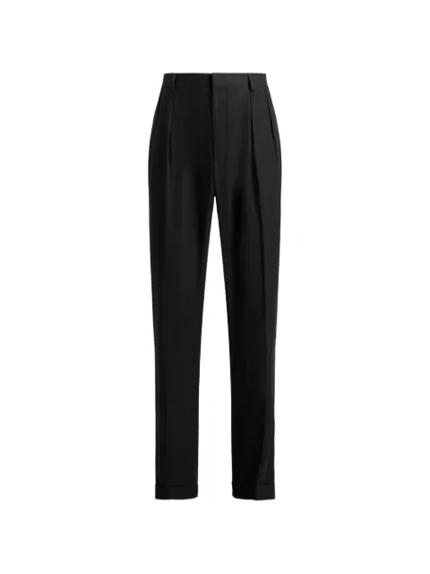 Ralph Lauren Purple Label pleated trousers Black 798P11436002