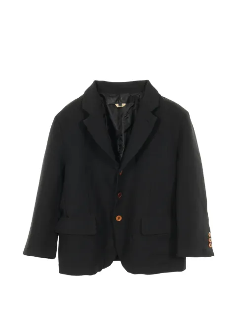 Comme Des Garçons Comme Des Garçons 2010s single-breasted blazer Black 1042460