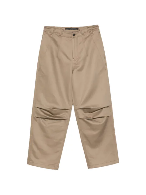 Andersson Bell logo-patch panelled trousers Neutrals APA868M