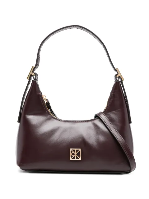 Calvin Klein small logo-emblem shoulder bag Red LV04F3263GBAP