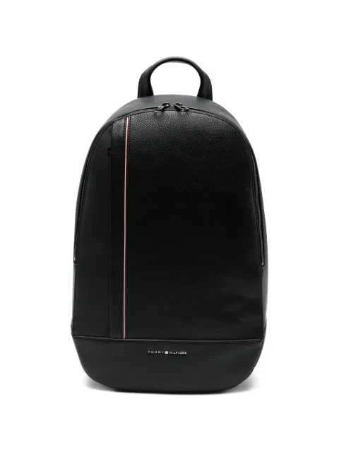 Tommy Hilfiger logo-plaque backpack Black AM0AM13629