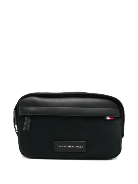 Tommy Hilfiger logo-detail washbag Black AM0AM13746