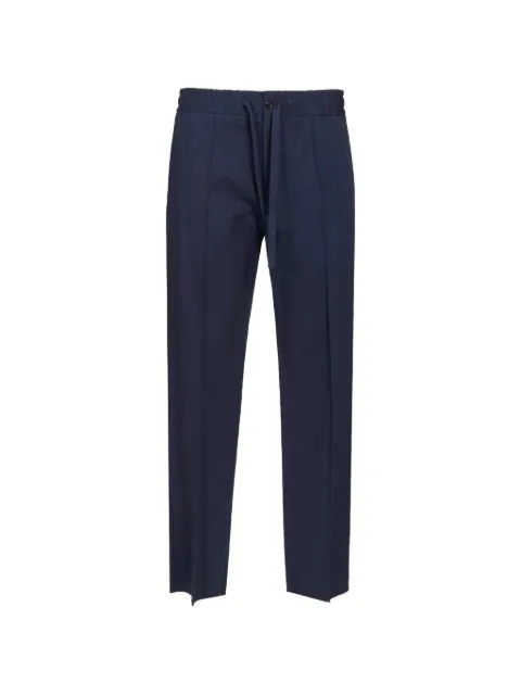 Valentino Garavani drawstring-fastening trousers Blue VRBN31ALS