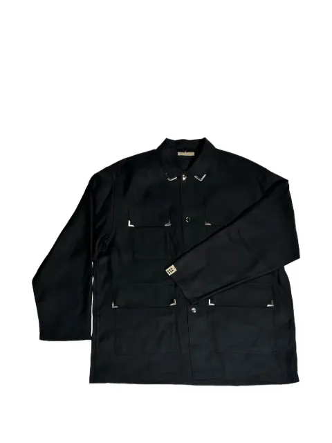 ROMEO HUNTE black military jacket Black AW24J02
