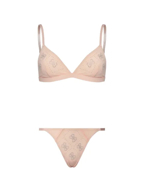 GUESS USA embellished underwear set Pink O5BG05K1740