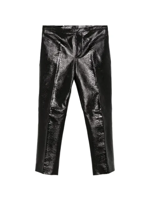 SAPIO python-print trousers Black SS25N07