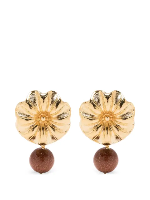 DESTREE Daisy drop earrings Gold SONIADAISYCOLORPEARLS