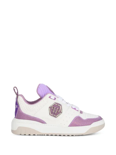 Philipp Plein lace-up round-toe sneakers White FADSWSC2750PLE010N