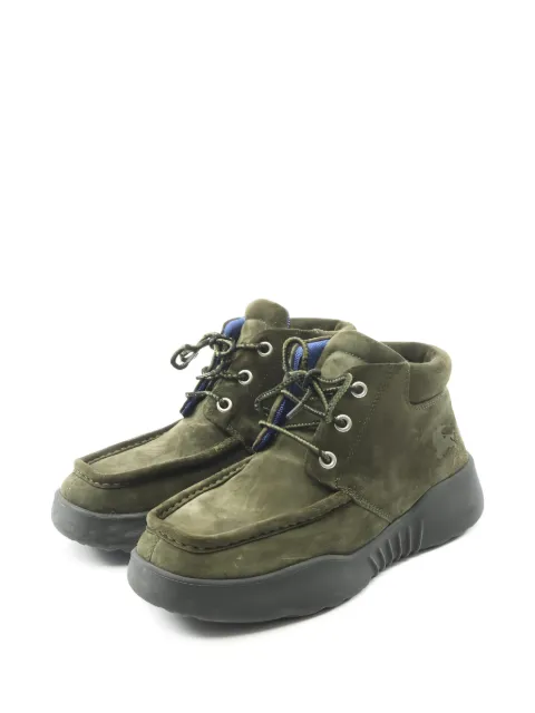 Burberry Pre-Owned 2000s suede chukka boots Green 1037221