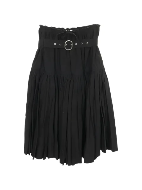 Jil Sander Pre-Owned 2020s belted skirt Black 1045088