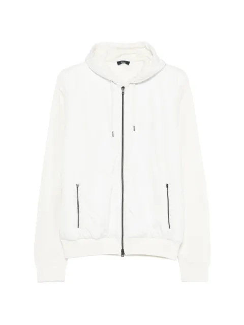 Herno zip-up hoodie White MC000168U72056