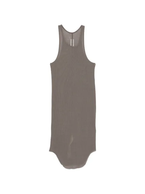 Rick Owens ribbed tank Grey RU01F2150RC