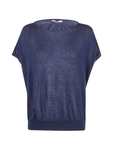Nuur boat-neck T-shirt Blue 261FXA02038