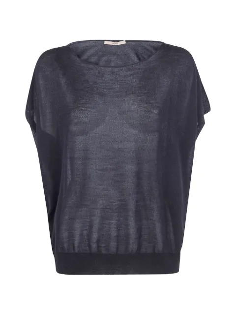 Nuur boat-neck T-shirt Black 261FXA02038