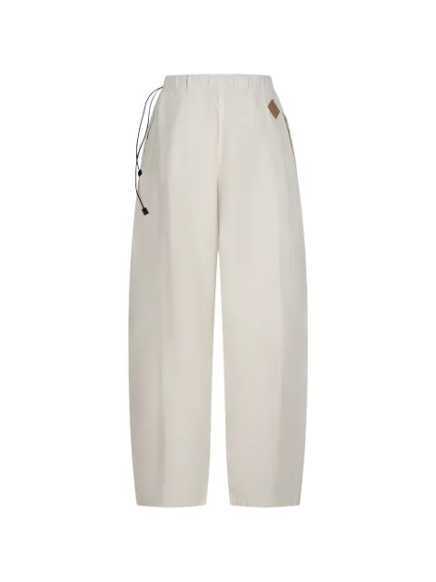 Haikure Angel twill trousers Neutrals HEW03367GF146PP