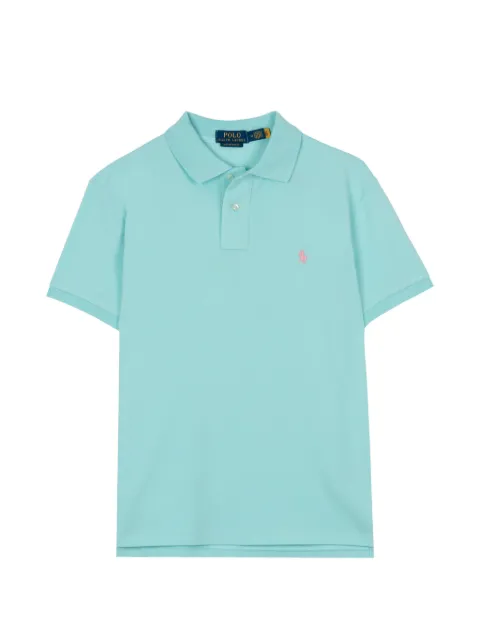 Polo Ralph Lauren contrast-logo polo shirt Blue 710680784511