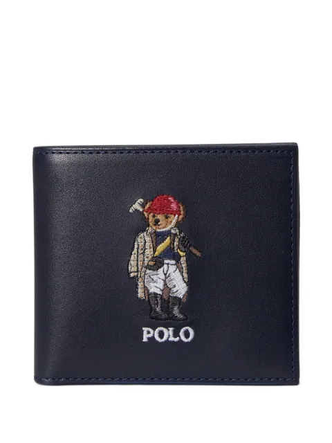 Polo Ralph Lauren Polo Bear leather wallet Blue 405P08101001