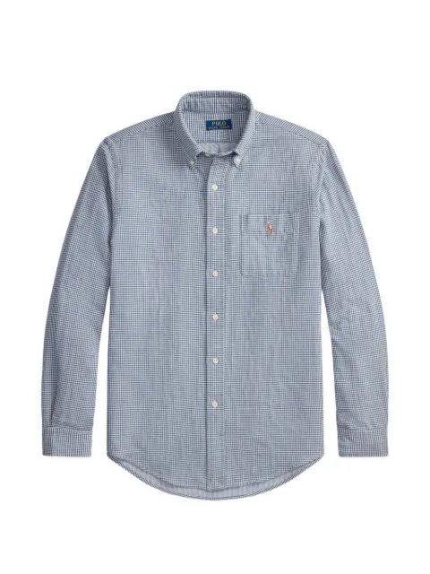 Polo Ralph Lauren gingham-check buttoned shirt Blue 710B16694001