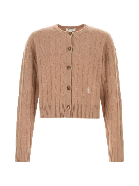 Sporty & Rich cable-knit cardigan Neutrals CA00365302BE02