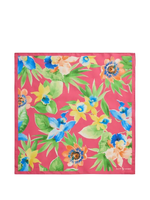 Polo Ralph Lauren floral-print pocket square Pink 712B13435002