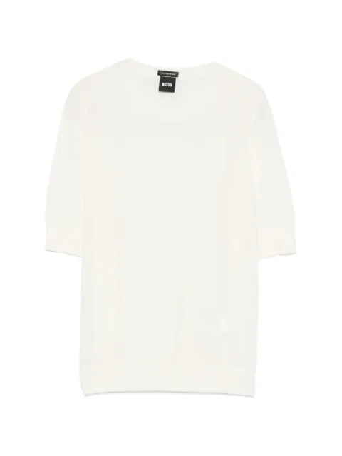 BOSS Farbella short-sleeve T-shirt Neutrals 50544996