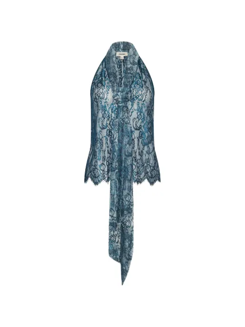 L'Agence Reece laced blouse Blue 40793QXB