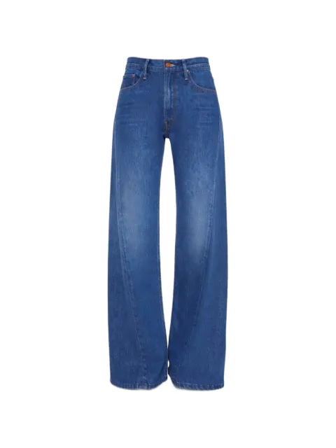 MOTHER panelled wide-leg jeans Blue 111651321