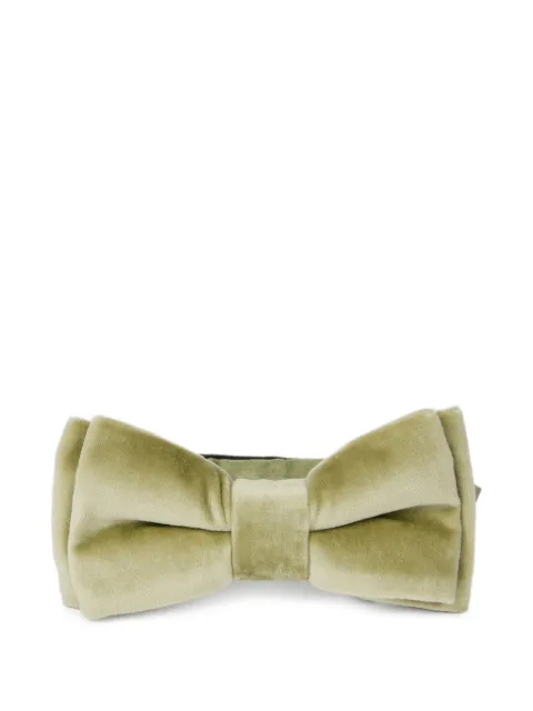 Paul Smith textured pleated bow tie Green M1AWBOWN01346