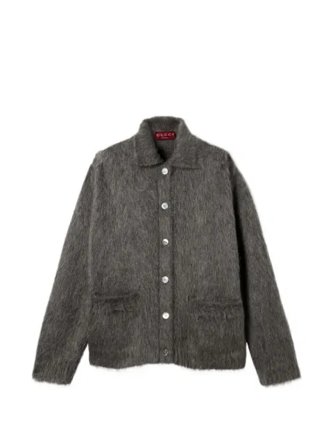 Gucci mohair-blend cardigan Grey 836767XKE08