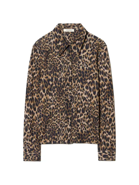 Nili Lotan button-fastening leopard-print shirt Neutrals 11724K171VLD
