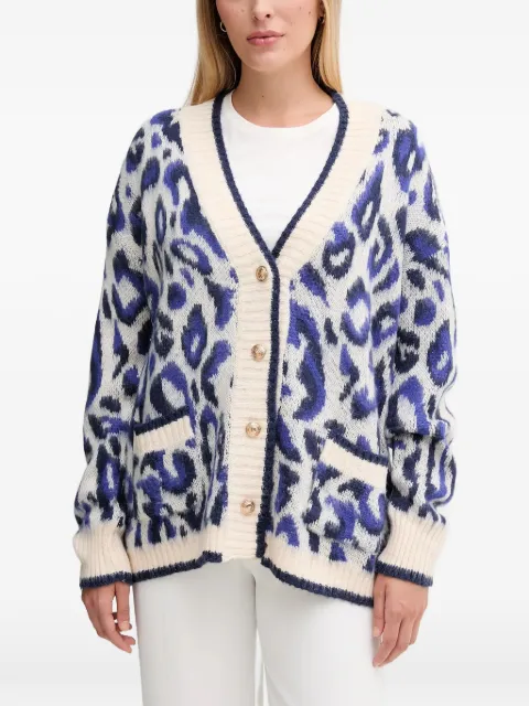 Gaudi leopard-print button-up cardigan Neutrals 521BD53044