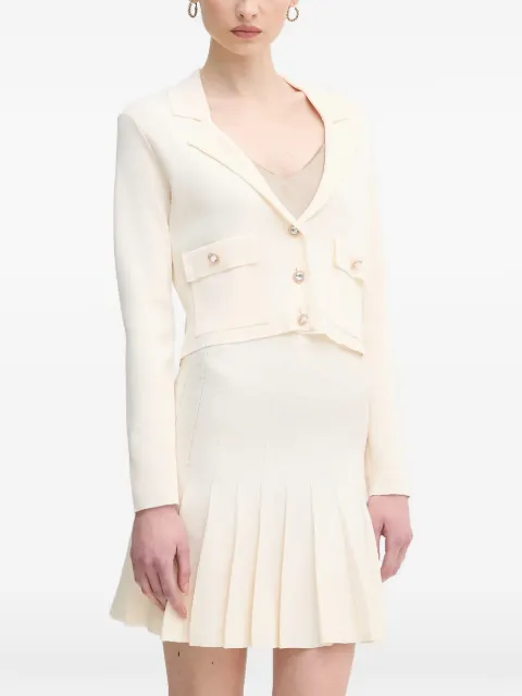 Gaudi cropped cardigan Neutrals 511FD33002