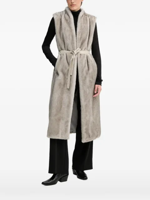 Gaudi tie belt jacket Grey 521FD39007