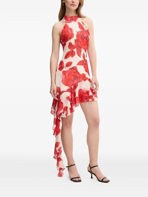 Gaudi floral mini dress Red 511FD15011