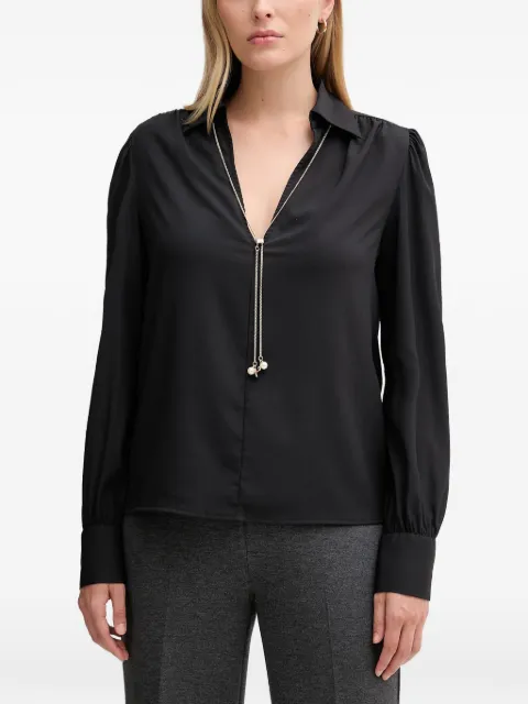 Gaudi necklace-embellished shirt Black 521FD45009