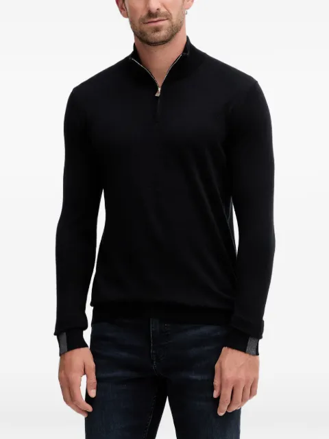 Mos Mosh MMGAdam half-zip sweater Black 503342