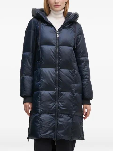 Mos Mosh MMNova hooded quilted coat Blue 154370