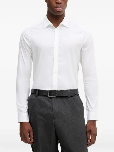 Mos Mosh long-sleeve button-up shirt White 508140