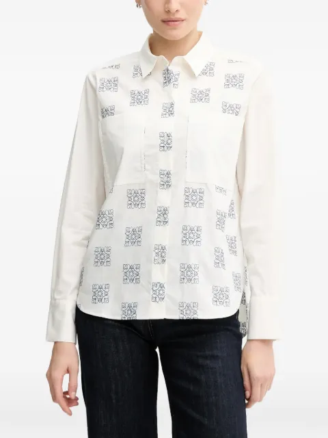 Mos Mosh MMWeina printed shirt White 173000