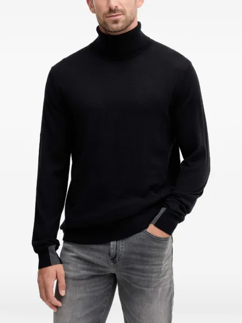 Mos Mosh Adam roll-neck sweater Black 503343